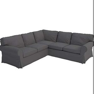 IKEA EKTORP NORDVALLA GREY sectional cover
